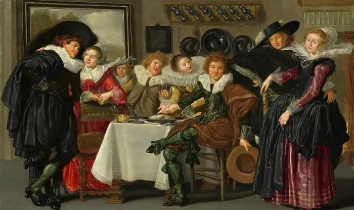 Framed Print : Merry Company. Creator: Dirck Hals Framed Print : Merry Company. Creator: Dirck Hals