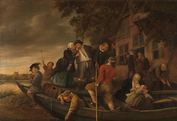 The merry homecoming, 1670-1679. Creator: Jan Steen