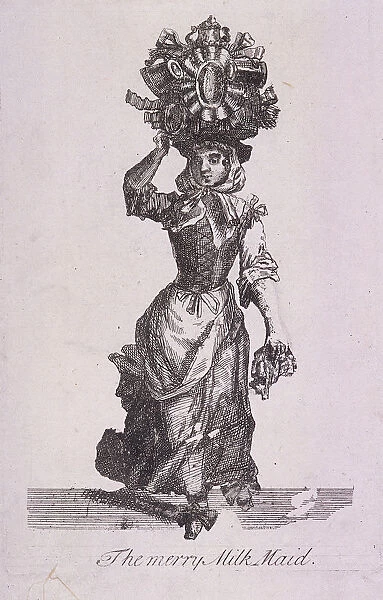 The Merry Milk Maid, Cries of London, (c1688?)