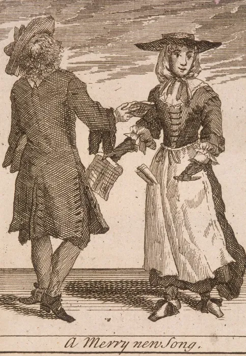 Framed Print : A Merry new Song, Cries of London, (c1688?) Framed Print : A Merry new Song, Cries of London, (c1688?)