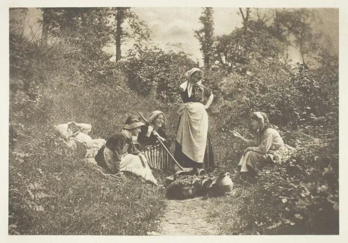 Framed Print : A Merry Tale, 1882, printed January 1890. Creator: Henry Peach Robinson Framed Print : A Merry Tale, 1882, printed January 1890. Creator: Henry Peach Robinson