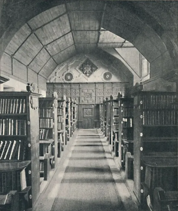 Framed Print : Merton College Library, 1903. Artist: Gillman Framed Print : Merton College Library, 1903. Artist: Gillman