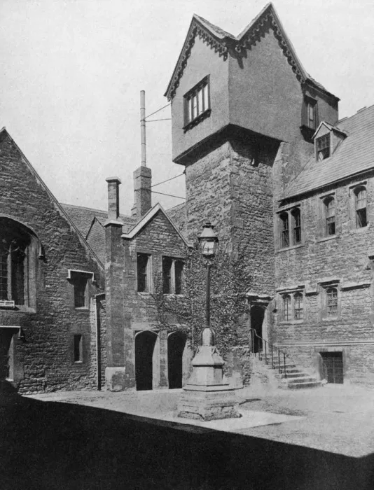 Framed Print : Merton College, Oxford, Oxfordshire, 1924-1926. Artist: HN King Framed Print : Merton College, Oxford, Oxfordshire, 1924-1926. Artist: HN King
