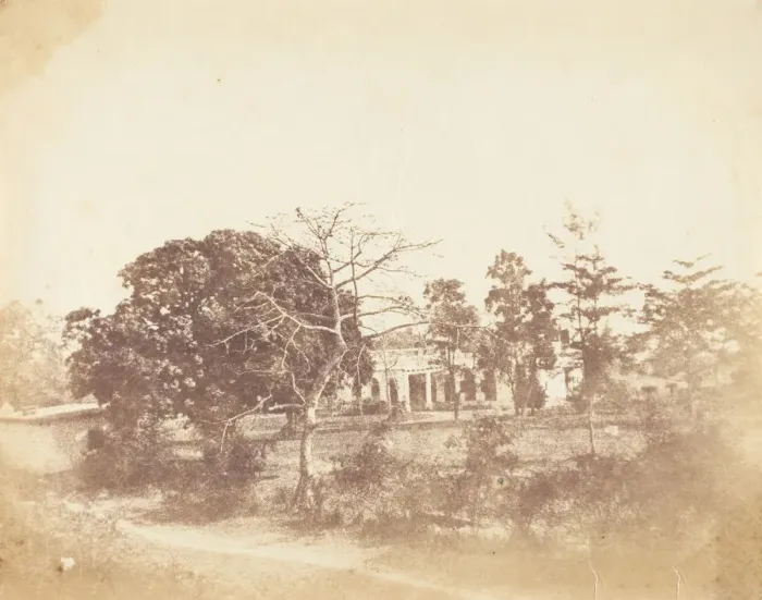 Framed Print : The Mess House, Lahore, 1850s. Creator: Unknown Framed Print : The Mess House, Lahore, 1850s. Creator: Unknown