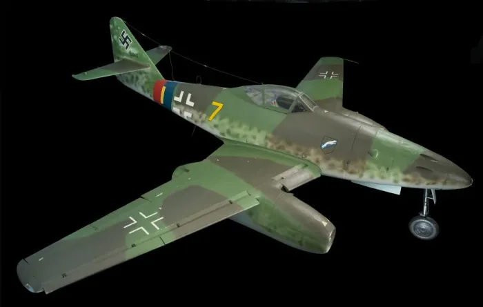 Framed Print : Messerschmitt Me 262 A-1a Schwalbe (Swallow), 1940s. Creator: Messerschmitt A. G Framed Print : Messerschmitt Me 262 A-1a Schwalbe (Swallow), 1940s. Creator: Messerschmitt A. G
