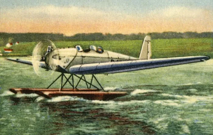 Framed Print : Messerschmitt M 23bw seaplane, 1920s, (1932). Creator: Unknown Framed Print : Messerschmitt M 23bw seaplane, 1920s, (1932). Creator: Unknown