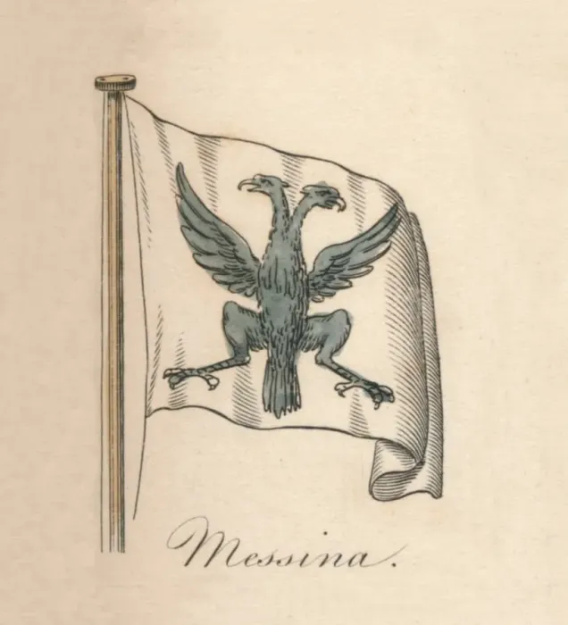 Framed Print : Messina, 1838 Framed Print : Messina, 1838