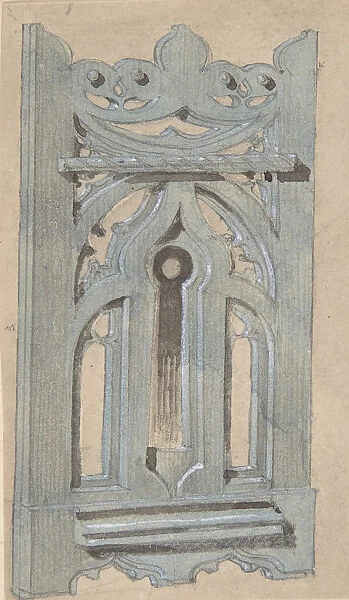 Metal Keyplate for Church, second half 19th century. Creator: Anon