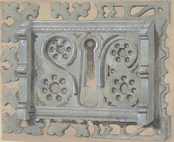 Metal Keyplate for Church, second half 19th century. Creator: Anon