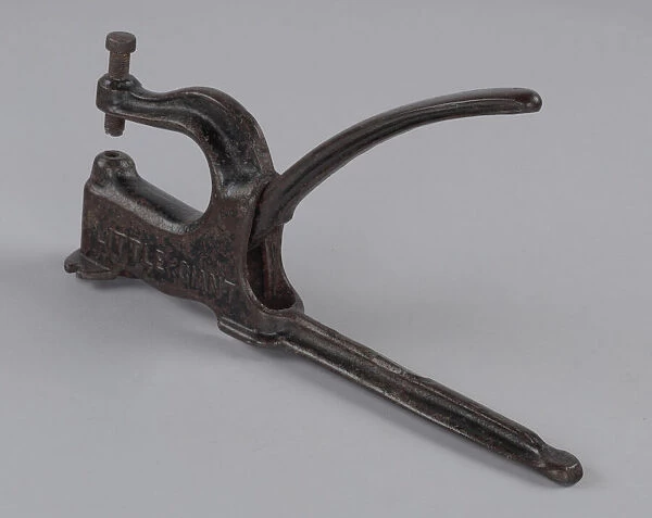 Metal leatherworking riveter by Little Giant, ca. 1850-1900