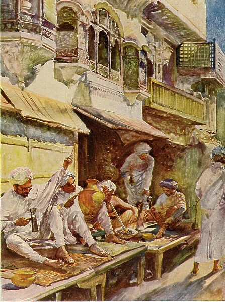 Metal Working in India, 1911. Creator: Unknown