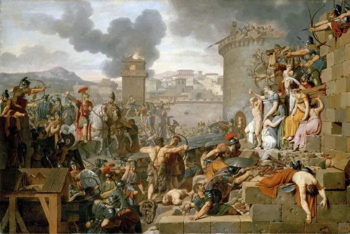 Framed Print : Metellus Raising the Siege, before 1805 Framed Print : Metellus Raising the Siege, before 1805