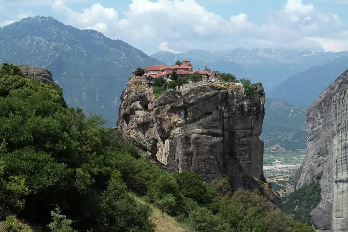 Framed Print : Meteora, Greece, 2003. Creator: Ethel Davies Framed Print : Meteora, Greece, 2003. Creator: Ethel Davies