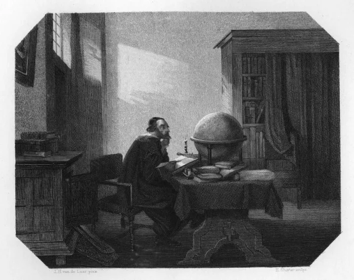 Framed Print : Metius, Dutch geometer and astronomer, c1870. Artist: H Sluyter Framed Print : Metius, Dutch geometer and astronomer, c1870. Artist: H Sluyter