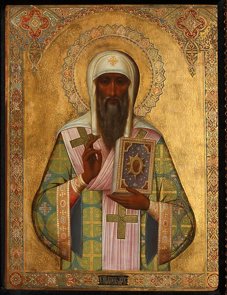 Metropolitan Theognostus of Kiev, Early 20th cen Artist: Russian icon