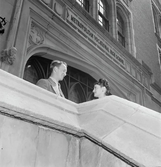 Framed Print : Metropolitan Vocational High School, New York, N.Y. ca. July 1947. Creator: William Paul Gottlieb Framed Print : Metropolitan Vocational High School, New York, N.Y. ca. July 1947. Creator: William Paul Gottlieb