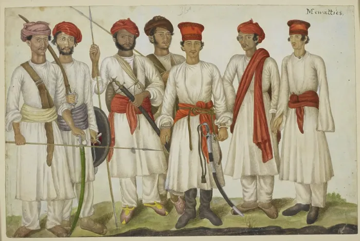 Framed Print : Mewatties, 1820-1830. Creator: Unknown Framed Print : Mewatties, 1820-1830. Creator: Unknown