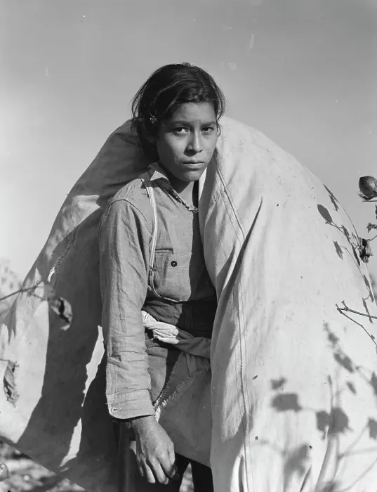 Framed Print : Mexican cotton picker, Southern San Joaquin Valley, California, 1936. Creator: Dorothea Lange Framed Print : Mexican cotton picker, Southern San Joaquin Valley, California, 1936. Creator: Dorothea Lange