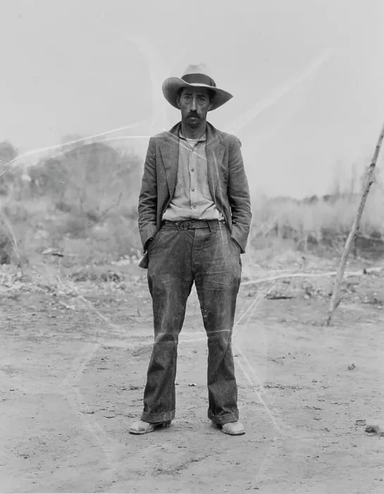 Framed Print : Mexican field worker, father of six, Imperial Valley, Riverside County, California, 1935. Creator: Dorothea Lange Framed Print : Mexican field worker, father of six, Imperial Valley, Riverside County, California, 1935. Creator: Dorothea Lange