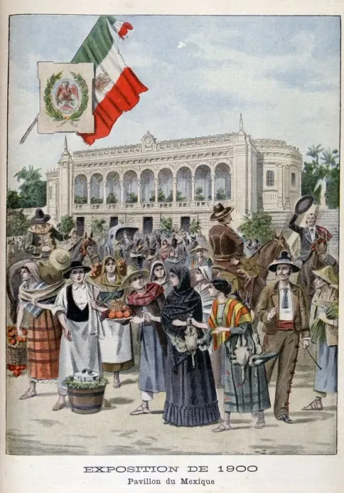 Framed Print : The Mexican pavilion at the Universal Exhibition of 1900, Paris, 1900 Framed Print : The Mexican pavilion at the Universal Exhibition of 1900, Paris, 1900