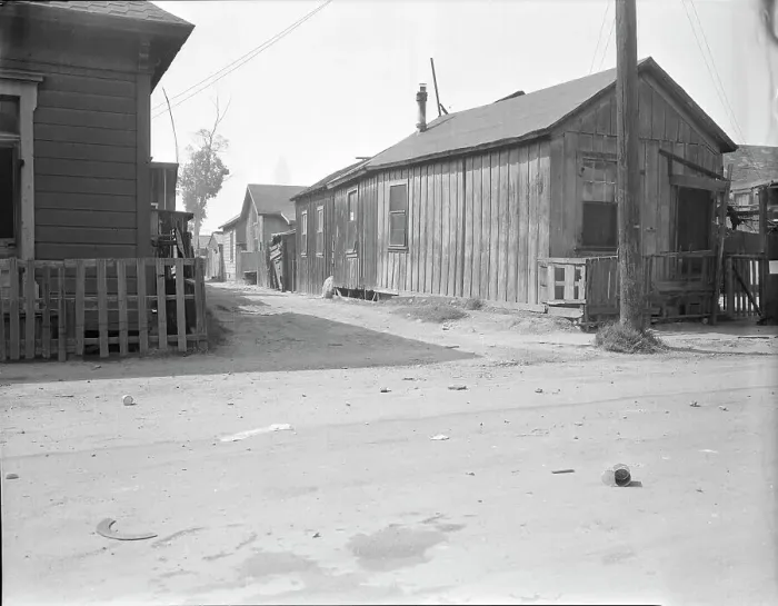 Framed Print : Mexican quarter of Los Angeles, one quarter mile from City Hall, California, 1936. Creator: Dorothea Lange Framed Print : Mexican quarter of Los Angeles, one quarter mile from City Hall, California, 1936. Creator: Dorothea Lange
