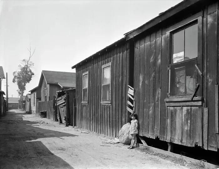 Framed Print : Mexican quarter of Los Angeles, one quarter mile from City Hall, 1936. Creator: Dorothea Lange Framed Print : Mexican quarter of Los Angeles, one quarter mile from City Hall, 1936. Creator: Dorothea Lange