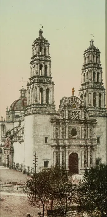 Framed Print : Mexico, the Cathedral, Chihuahua, between 1884 and 1900. Creator: William H. Jackson Framed Print : Mexico, the Cathedral, Chihuahua, between 1884 and 1900. Creator: William H. Jackson