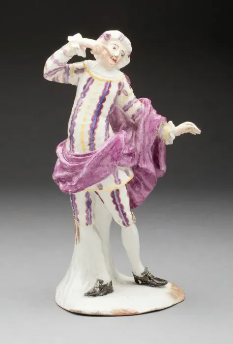 Framed Print : Mezzetino, Fürstenberg, c. 1754. Creator: Fürstenberg Porcelain Factory Framed Print : Mezzetino, Fürstenberg, c. 1754. Creator: Fürstenberg Porcelain Factory