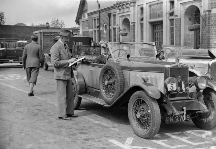 Framed Print : MG 14 / 40 of DC Collins taking part in the North West London Motor Club Trial, 1 June 1929 Framed Print : MG 14 / 40 of DC Collins taking part in the North West London Motor Club Trial, 1 June 1929
