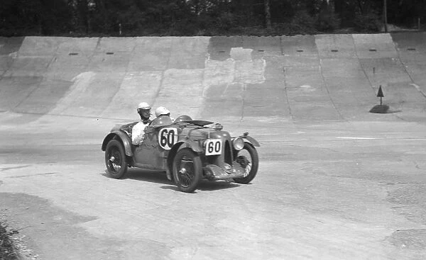 MG C of the Earl of March and CS Staniland, winner of the JCC Double Twelve race, Brooklands, 1931