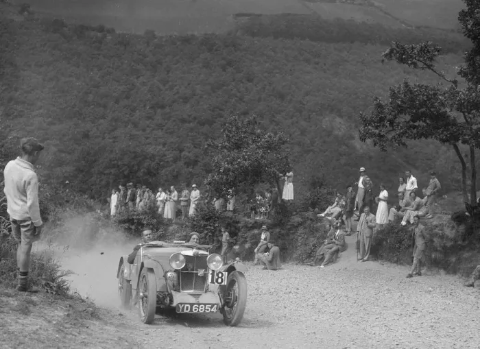 Framed Print : MG J2 of PS Flower competing in the Barnstaple Trial, c1935. Artist: Bill Brunell Framed Print : MG J2 of PS Flower competing in the Barnstaple Trial, c1935. Artist: Bill Brunell