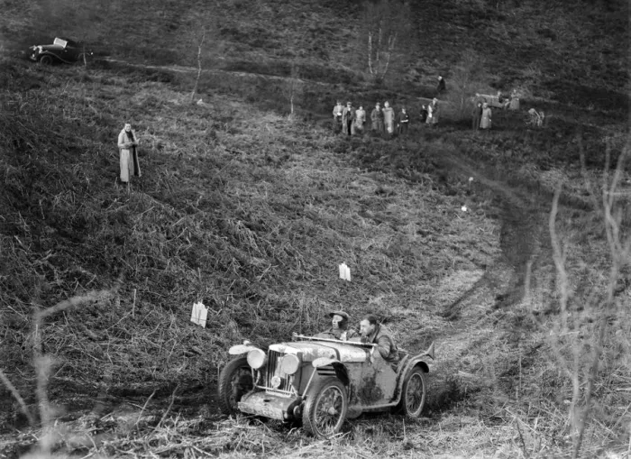 Framed Print : MG J2 taking part in a motoring trial, late 1930s. Artist: Bill Brunell Framed Print : MG J2 taking part in a motoring trial, late 1930s. Artist: Bill Brunell