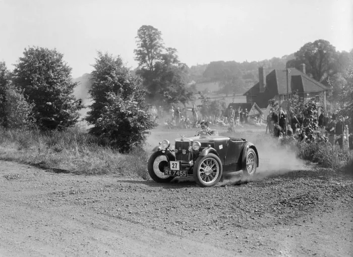 Framed Print : MG M type, Bugatti Owners Club Hill Climb, Chalfont St Peter, Buckinghamshire, 1935 Framed Print : MG M type, Bugatti Owners Club Hill Climb, Chalfont St Peter, Buckinghamshire, 1935