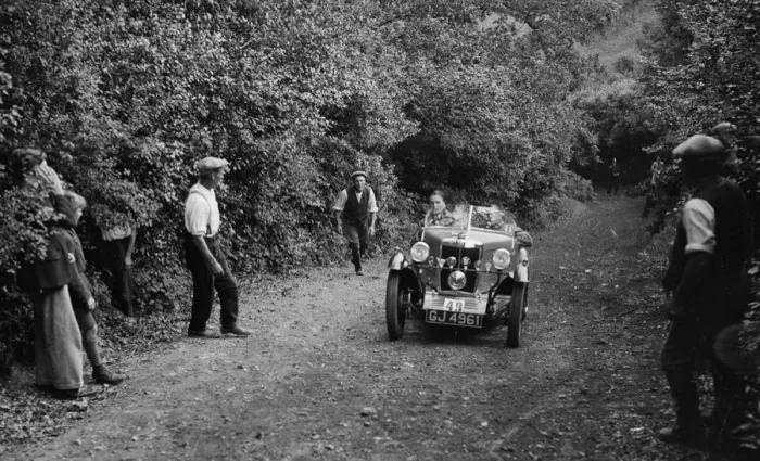 Framed Print : MG M type of DC Collins, B&HMC Brighton-Beer Trial, Simms Hill, Ilsington, Devon, 1930 Framed Print : MG M type of DC Collins, B&HMC Brighton-Beer Trial, Simms Hill, Ilsington, Devon, 1930
