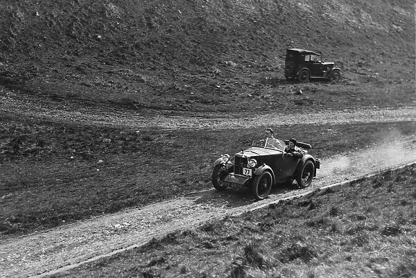 MG M type of FN Foster competing in the MCC Sporting Trial, Litton Slack, Derbyshire, 1930