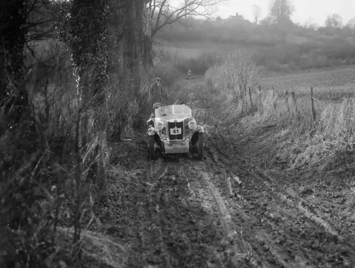 Framed Print : MG M Type of RR Balding competing in the MG Car Club Trial, Kimble Lane, Chilterns, 1931 Framed Print : MG M Type of RR Balding competing in the MG Car Club Trial, Kimble Lane, Chilterns, 1931