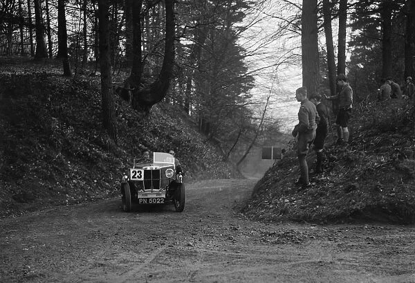 MG M Type standard 2-seater competing in the JCC Half-Day Trial, Hurtwood Hill, Surrey, 1930