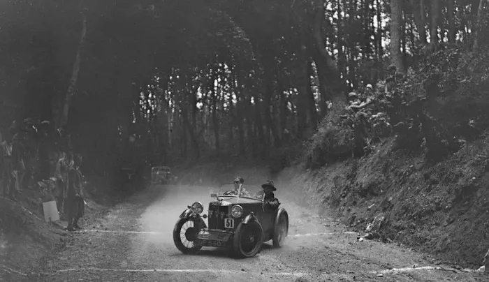 Framed Print : MG M type taking part in a motoring trial, c1930s. Artist: Bill Brunell Framed Print : MG M type taking part in a motoring trial, c1930s. Artist: Bill Brunell