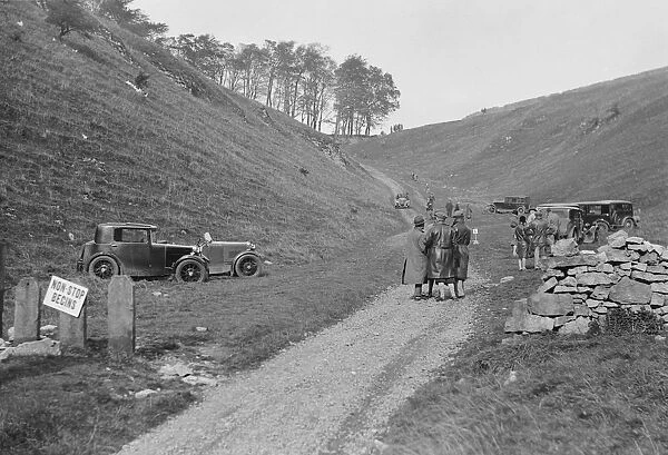 Two MG M types at the MCC Sporting Trial, Litton Slack, Derbyshire, 1930. Artist: Bill Brunell