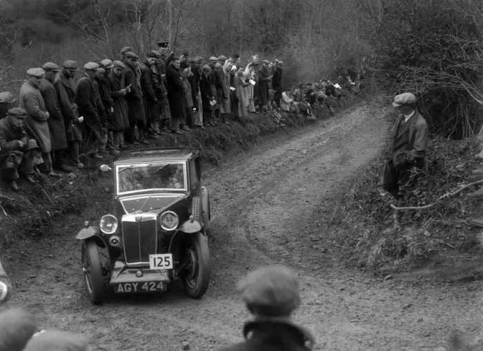 Framed Print : MG Magna of ASR Payne competing in the MCC Lands End Trial, 1935. Artist: Bill Brunell Framed Print : MG Magna of ASR Payne competing in the MCC Lands End Trial, 1935. Artist: Bill Brunell