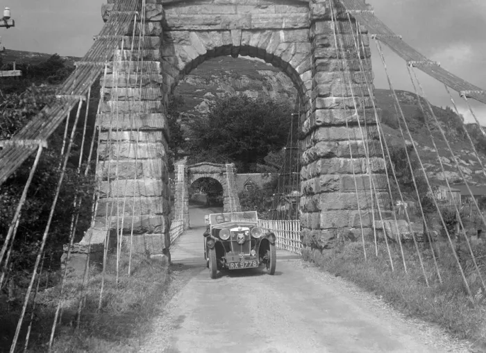 Framed Print : MG Magna of Kitty Brunell competing in the RSAC Scottish Rally, 1932. Artist: Bill Brunell Framed Print : MG Magna of Kitty Brunell competing in the RSAC Scottish Rally, 1932. Artist: Bill Brunell