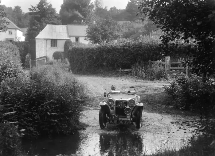 Framed Print : MG PA of RA MacDermid, B&HMC Brighton-Beer Trial, Windout Lane, near Dunsford, Devon, 1934 Framed Print : MG PA of RA MacDermid, B&HMC Brighton-Beer Trial, Windout Lane, near Dunsford, Devon, 1934