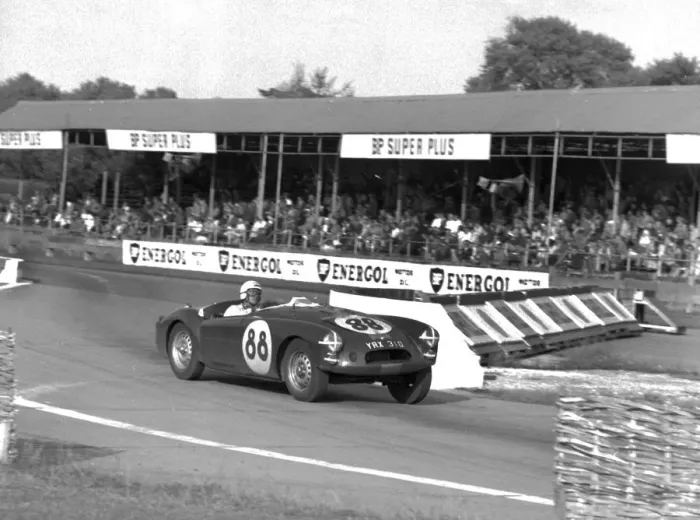 Framed Print : MG A twin cam, Olthoff, Goodwood B. A. R. C. 1961. Creator: Unknown Framed Print : MG A twin cam, Olthoff, Goodwood B. A. R. C. 1961. Creator: Unknown