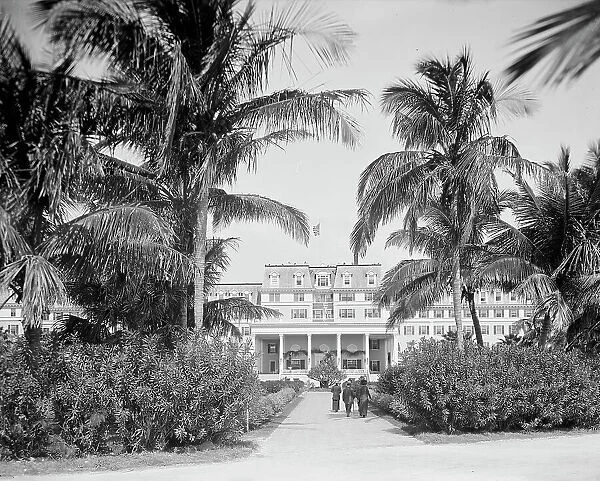 Miami, Fla. south entrance, Royal Palm Hotel, between 1900 and 1920. Creator: Unknown