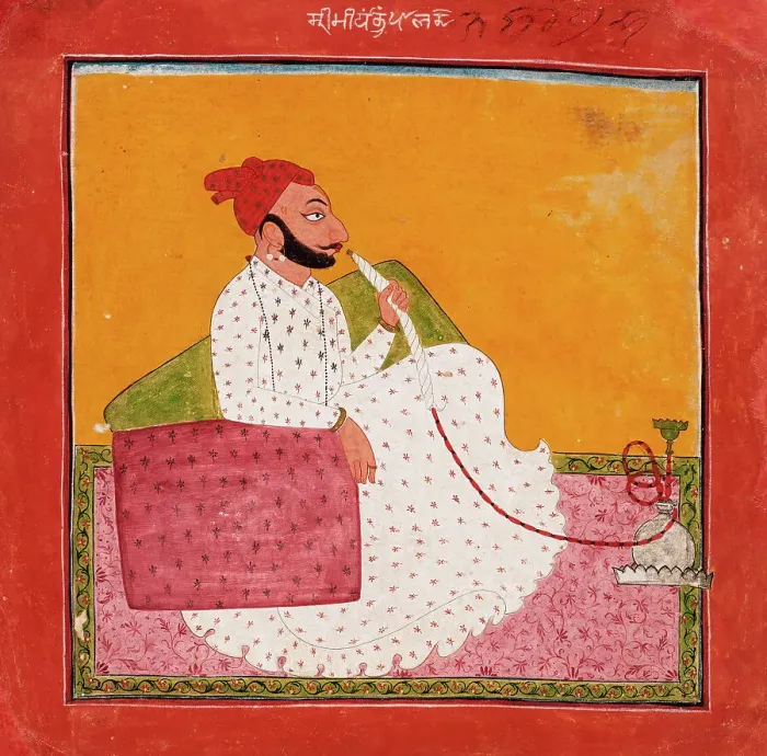 Framed Print : Mian Bhupal Dev of Jasrota (circa 1670-circa 1730), c1715. Creator: Unknown Framed Print : Mian Bhupal Dev of Jasrota (circa 1670-circa 1730), c1715. Creator: Unknown
