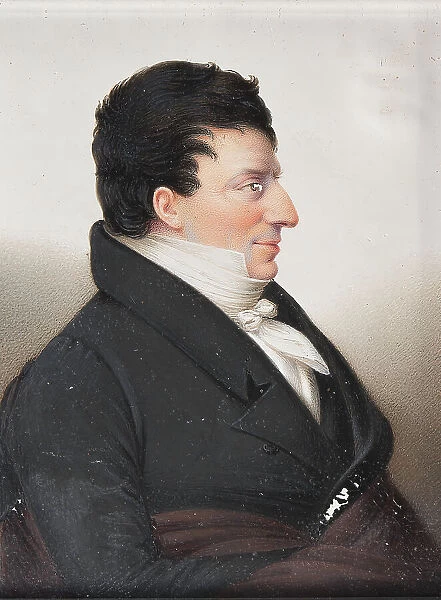 Michael Benedicks (1768-1845), married to 1. Fanny Isak (1775-1802), 2. Henriette... 1824. Creator: Jakob Axel Gillberg