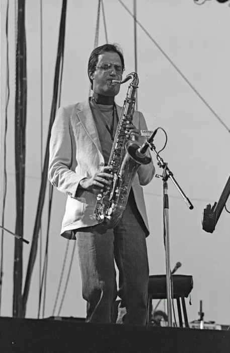 Framed Print : Michael Brecker, Capital Jazz, Knebworth, 1982. Artist: Brian O Connor Framed Print : Michael Brecker, Capital Jazz, Knebworth, 1982. Artist: Brian O Connor