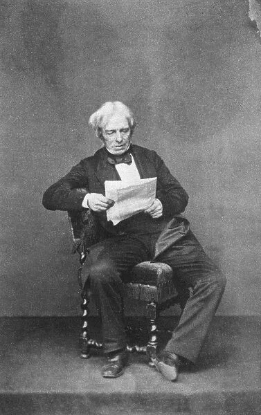 Michael Faraday, British physicist and chemist, c1850-1867