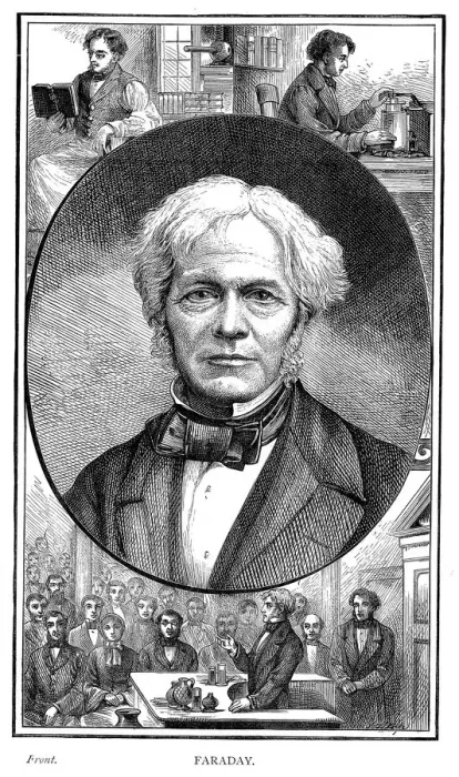 Framed Print : Michael Faraday, British physicist and chemist, 1881 Framed Print : Michael Faraday, British physicist and chemist, 1881