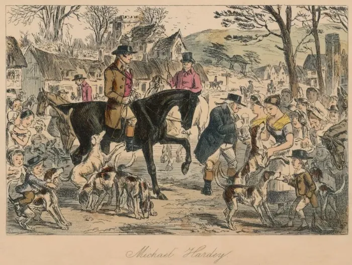 Framed Print : Michael Hardey, 1854. Artist: John Leech Framed Print : Michael Hardey, 1854. Artist: John Leech